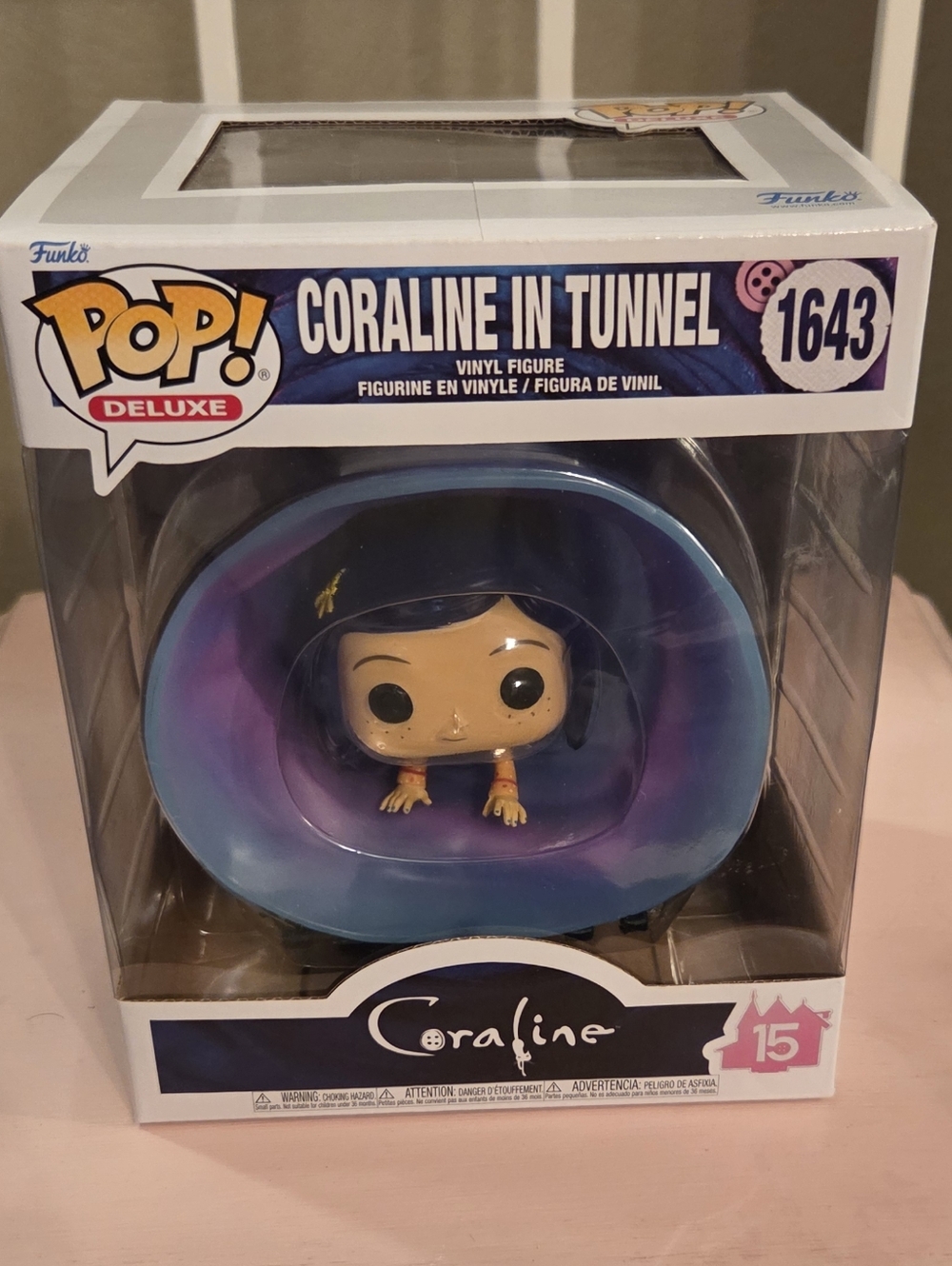 ♡ funko pop! 6" deluxe coraline in tunnel #1643 ♡
